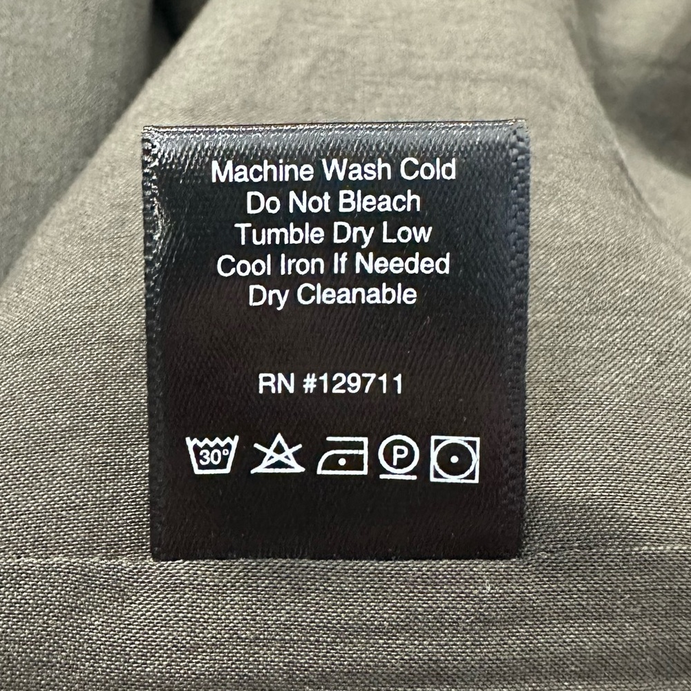 JENNI KAYNE Dark Loden Green Trench Coat XL Double Breasted Classic Fall capsule - Picture 8 of 12